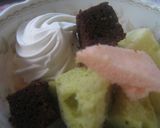 ホットケーキミックスで菱餅型ケーキ作り方8写真