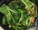 豚トロ豚キムチと小松菜大根の塩炒め作り方5写真