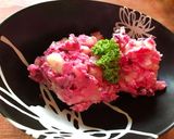 簡単！ビーツの茎でポテトサラダ作り方5写真