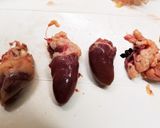 鶏レバーニラ炒め作り方1写真