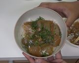 スズキ（シーバス）で漬け丼♪作り方8写真