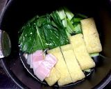 低糖質☆小松菜とベーコンの煮びたし作り方2写真