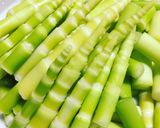 たけのこと鯖の缶詰のみそ汁作り方1写真