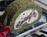 よもぎ香る大納言ロールケーキ作り方39写真