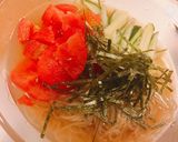 夏には凍らせトマトで簡単5分♡ふるる冷麺作り方3写真