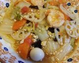 夏トマト五目あんかけ焼きそば作り方10写真