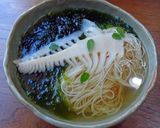 たけのことあおさの冷製ぶっかけ素麺作り方2写真