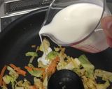 超濃厚❣️牛乳と米粉のクリームパスタ✨作り方6写真