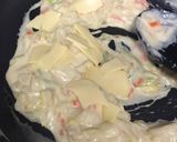 超濃厚❣️牛乳と米粉のクリームパスタ✨作り方7写真
