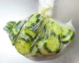 梅こぶ茶で簡単！きゅうりの浅漬け作り方4写真