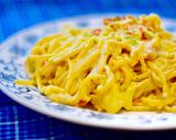超濃厚❣️牛乳と米粉のクリームパスタ✨作り方10写真