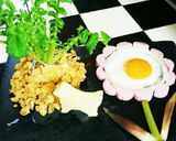 お花の目玉焼き♪作り方8写真