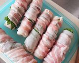 竹輪の豚肉しそ巻き作り方1写真