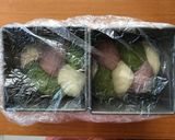 基本のパン生地で♡3色マーブル食パン♡作り方10写真
