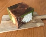基本のパン生地で♡3色マーブル食パン♡作り方16写真