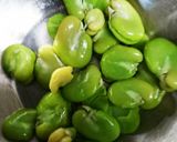 長芋とそら豆の甘味噌煮作り方3写真