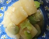 長芋とそら豆の甘味噌煮作り方6写真