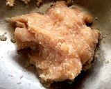 夏の椀物 “加賀太きゅうりの鶏肉詰め”作り方2写真