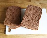 ＊HB使用～ホエーで、ココア食パン～＊作り方4写真