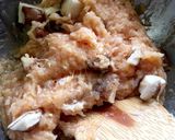 夏の椀物 “加賀太きゅうりの鶏肉詰め”作り方3写真