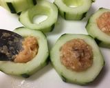夏の椀物 “加賀太きゅうりの鶏肉詰め”作り方7写真