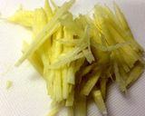 夏の椀物 “加賀太きゅうりの鶏肉詰め”作り方8写真