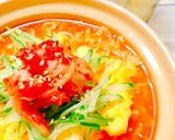 美味しさ際立つ辛ラーメン♡作り方1写真