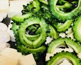 塩昆布風味☆豚肉豆腐ゴーヤーチャンプルー作り方3写真