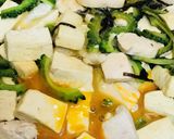 塩昆布風味☆豚肉豆腐ゴーヤーチャンプルー作り方4写真