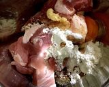 ごま油香るきゅうり入り酢豚作り方1写真