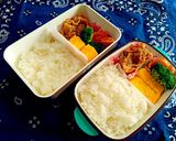 中学男子弁当（１６）生姜焼き作り方4写真