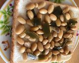 甘じょっぱウマ〜☆昆布豆チーズトースト作り方2写真