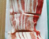簡単＊豚バラ肉と長ネギのガッツリ塩ダレ丼作り方2写真