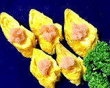 卵一個でふんわりじわ旨☆塩酒粕入り卵焼き作り方6写真