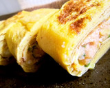 卵一個でふんわりじわ旨☆塩酒粕入り卵焼き作り方7写真