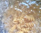 ＊マクロビ＊古代小麦フジッリごま梅酢タレ作り方1写真