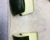 ズッキーニの鶏挟み焼き作り方1写真