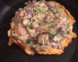 糖質制限◎小麦粉なしでふんわりお好み焼き作り方8写真