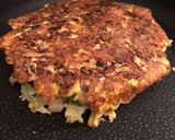 糖質制限◎小麦粉なしでふんわりお好み焼き作り方9写真
