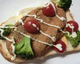 カレーパン&野菜のチーズトースト作り方6写真
