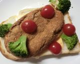 カレーパン&野菜のチーズトースト作り方5写真