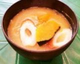 ◎◎◎ちくわと南瓜のお味噌汁◎◎◎作り方5写真