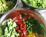 作り置き！野菜たっぷり鮮やかサラダ♡作り方6写真