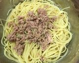 自家製からすみのパスタ(和風ツナマヨ味)作り方2写真
