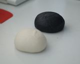 モノクロ☆マーブル食パン作り方3写真