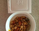 納豆とひよこ豆のポリポリまぜご飯作り方1写真