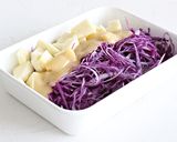 紫キャベツの常備菜でお弁当をカラフルに♪作り方3写真
