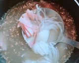 簡単！ふんわり卵のしらたき入り中華スープ作り方3写真