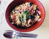 濃厚ほうれん草のクリームパスタ作り方9写真