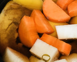 豚の角煮●野菜もいっしょに甘煮作り方3写真